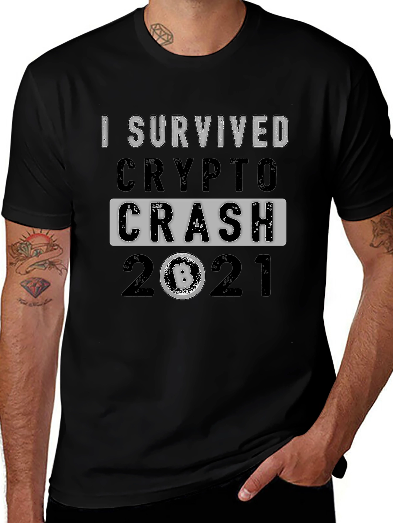 Crypto Crash Survivor 2021 Tee