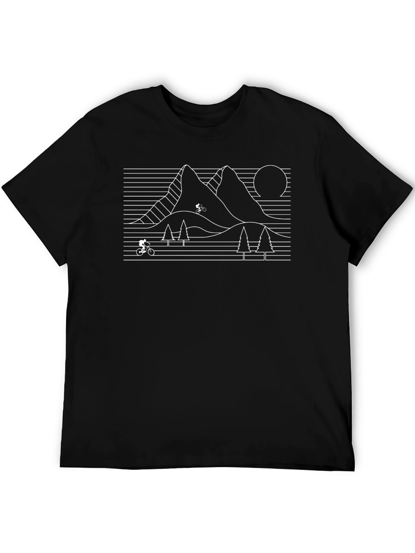 Mountain Biking Graphic T-Shirt - Retro Adventure Tee