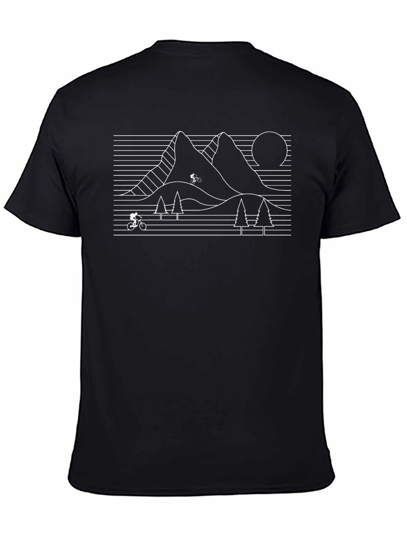 Mountain Biking Graphic T-Shirt - Retro Adventure Tee