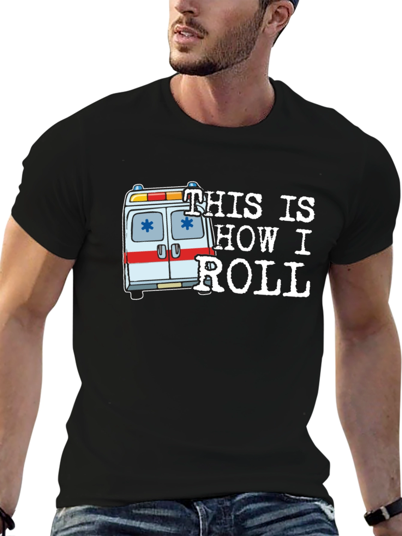 This is How I Roll Ambulance Graphic T-Shirt