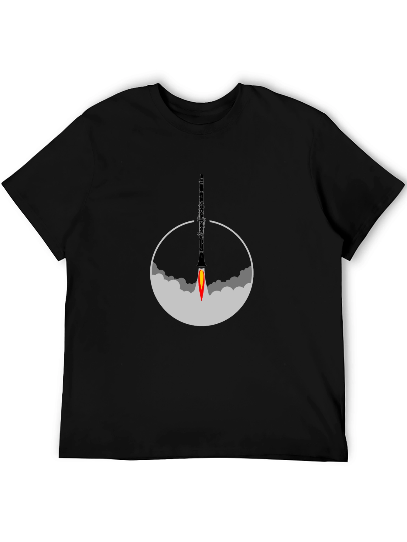 Rocket Clarinet T-Shirt - Music Lover Apparel