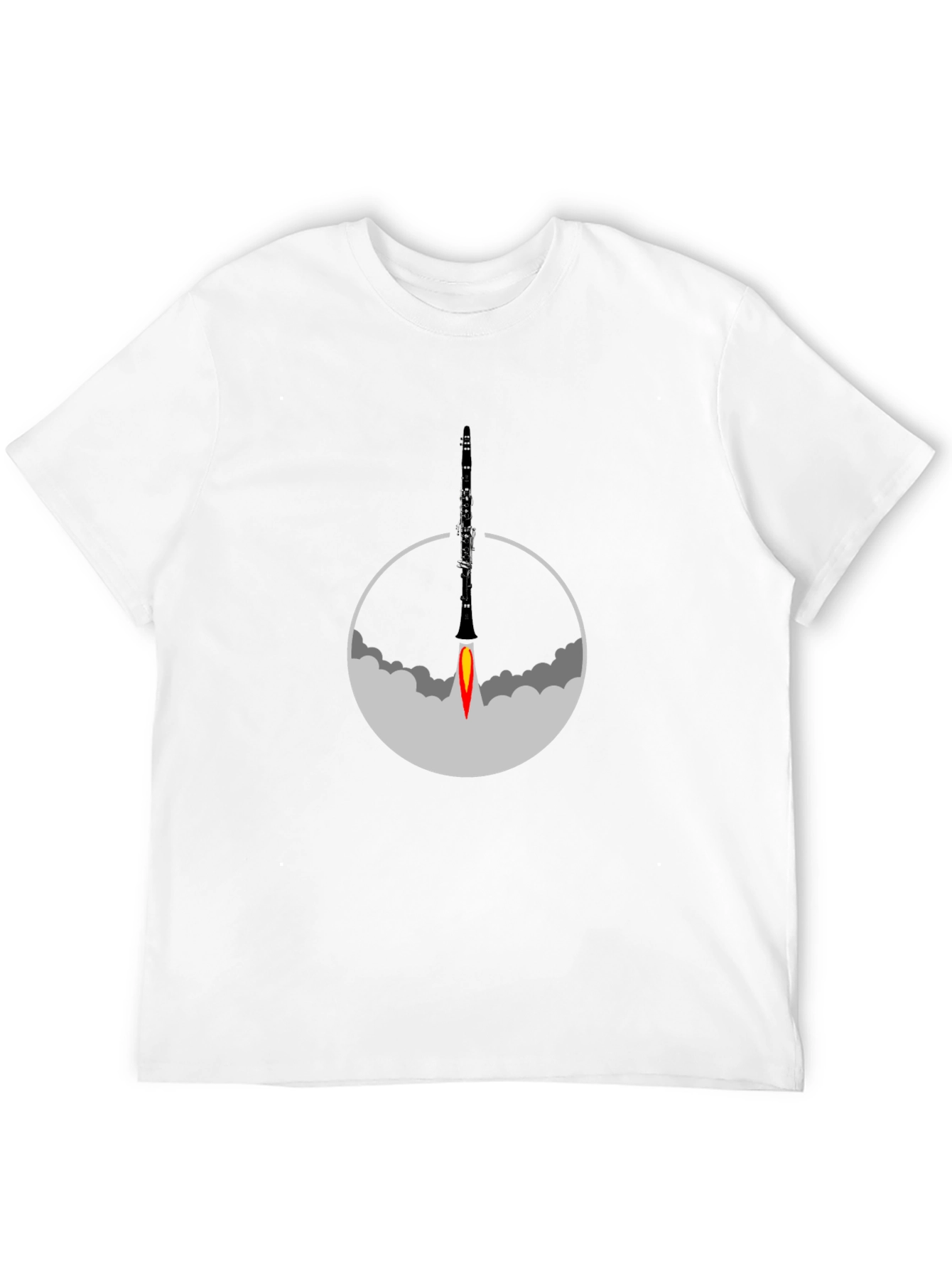 Rocket Clarinet T-Shirt - Music Lover Apparel