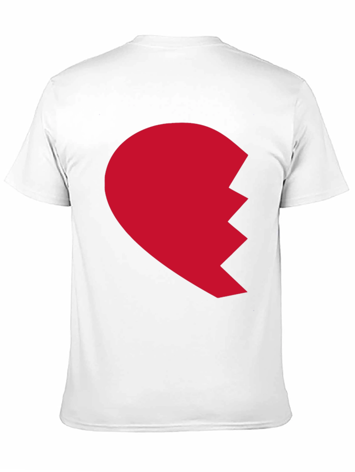 Broken Heart Graphic Tee - Mens Black T-Shirt