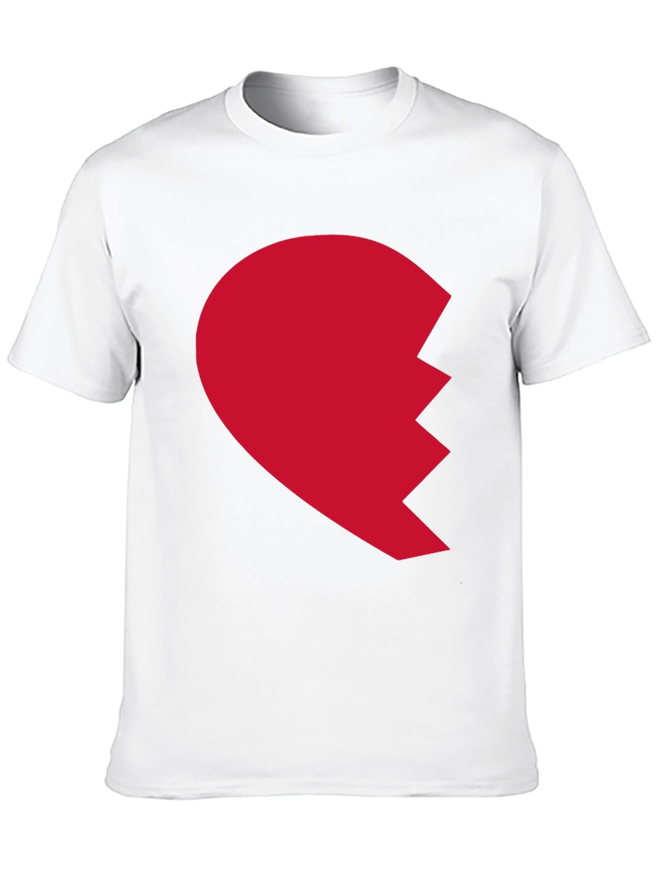 Broken Heart Graphic Tee - Mens Black T-Shirt