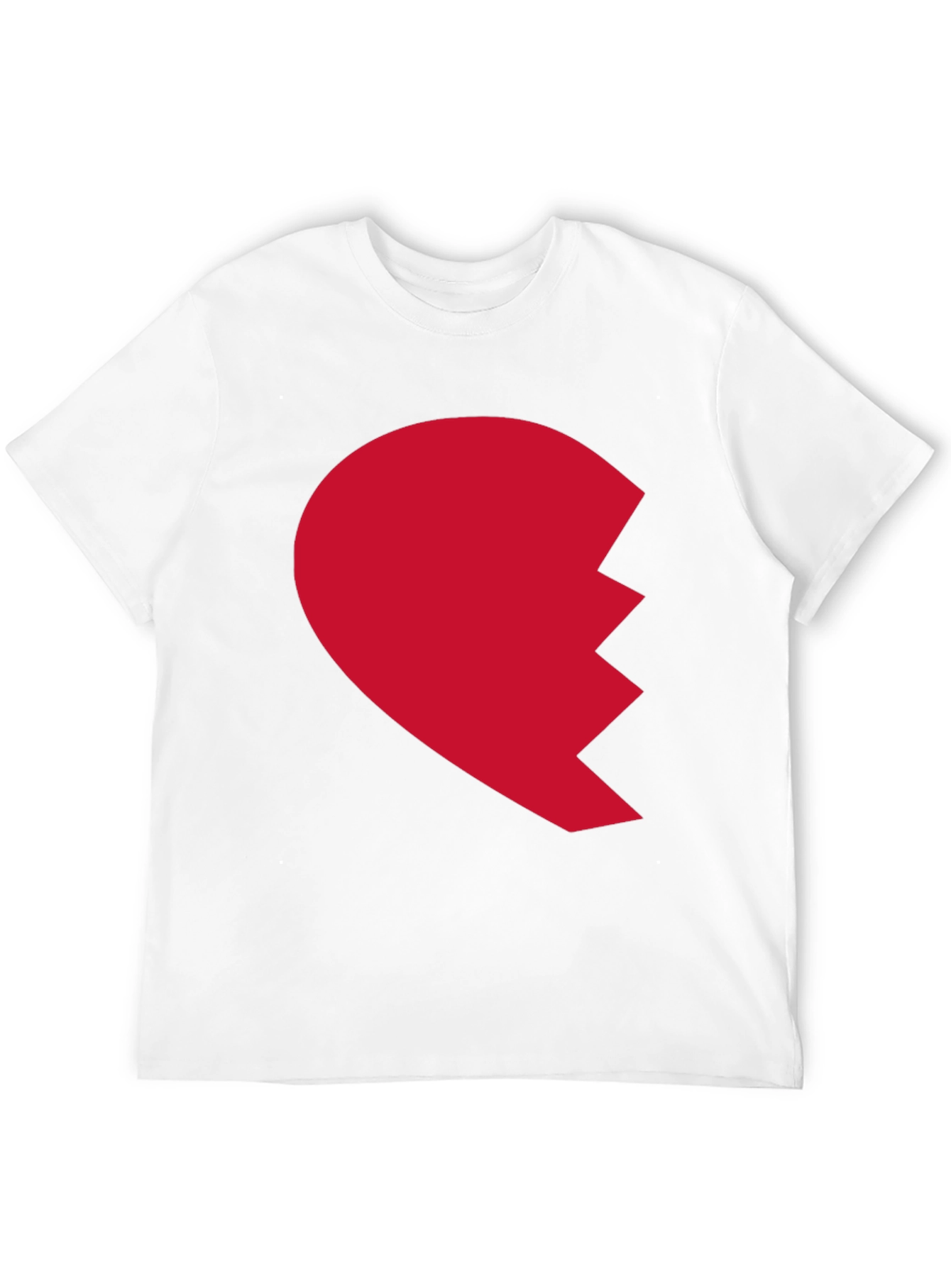 Broken Heart Graphic Tee - Mens Black T-Shirt