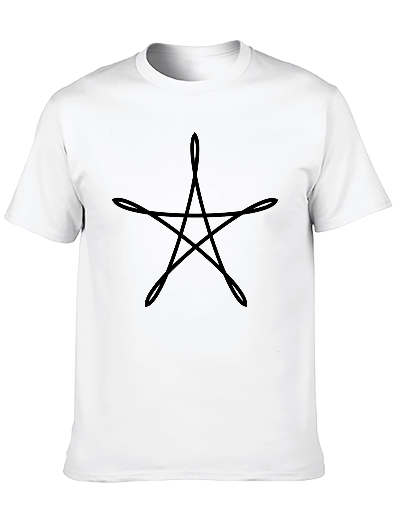 Occult Star Graphic Black T-Shirt