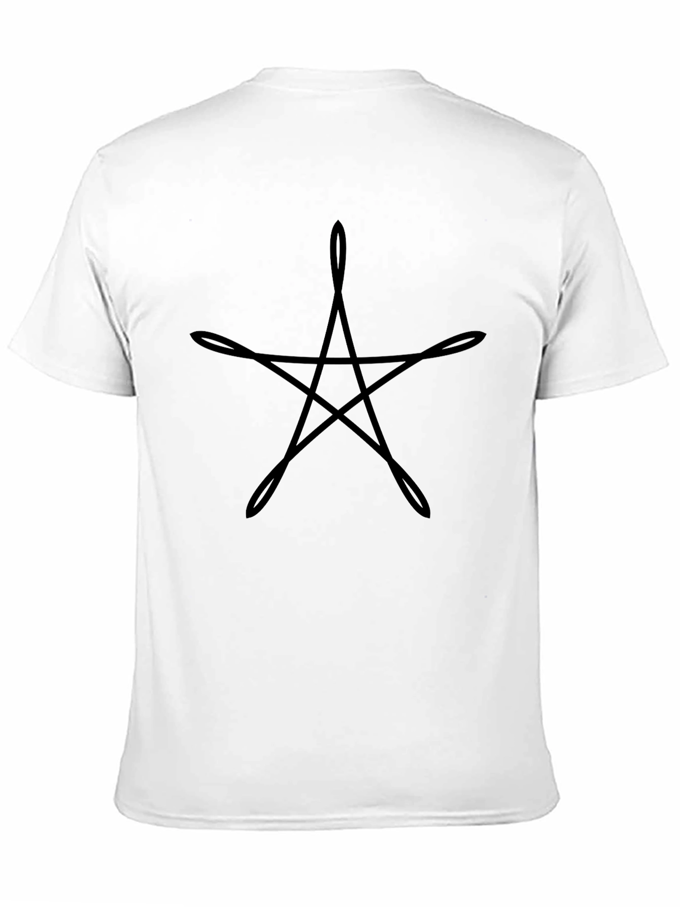 Occult Star Graphic Black T-Shirt