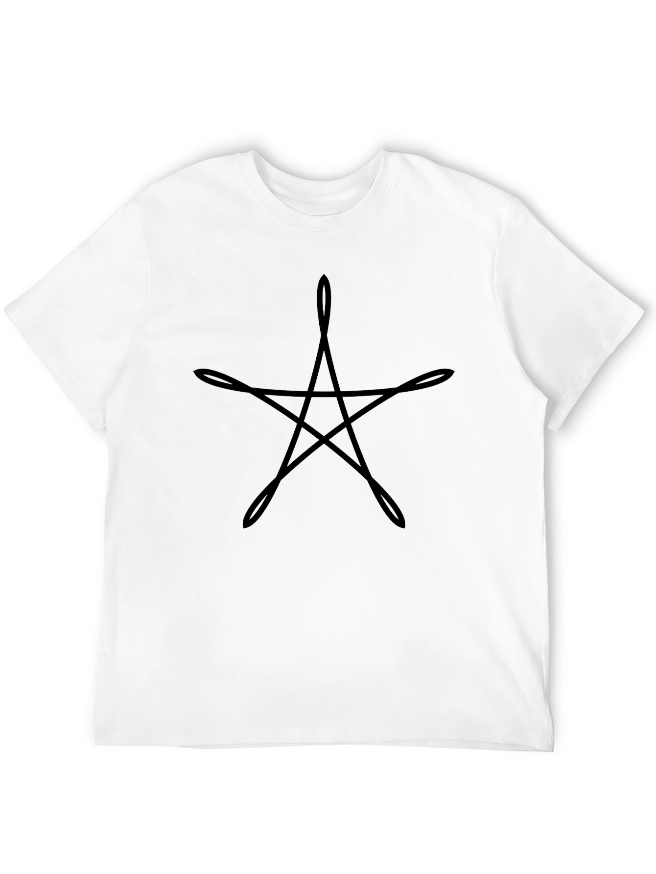 Occult Star Graphic Black T-Shirt