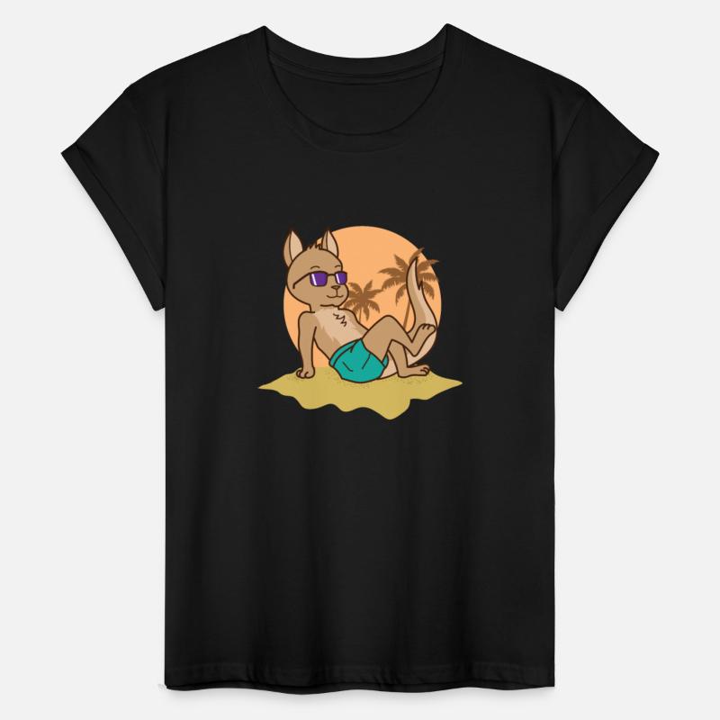 Kangaroo lying in the Sun on Vacation