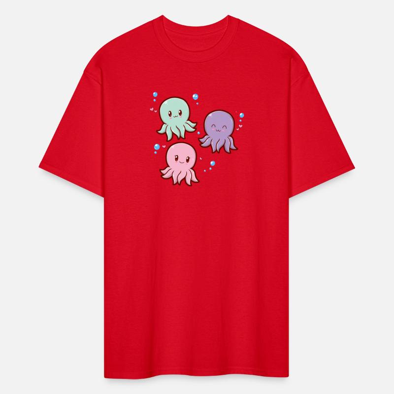 Kawaii Octopi Heart Bubbles