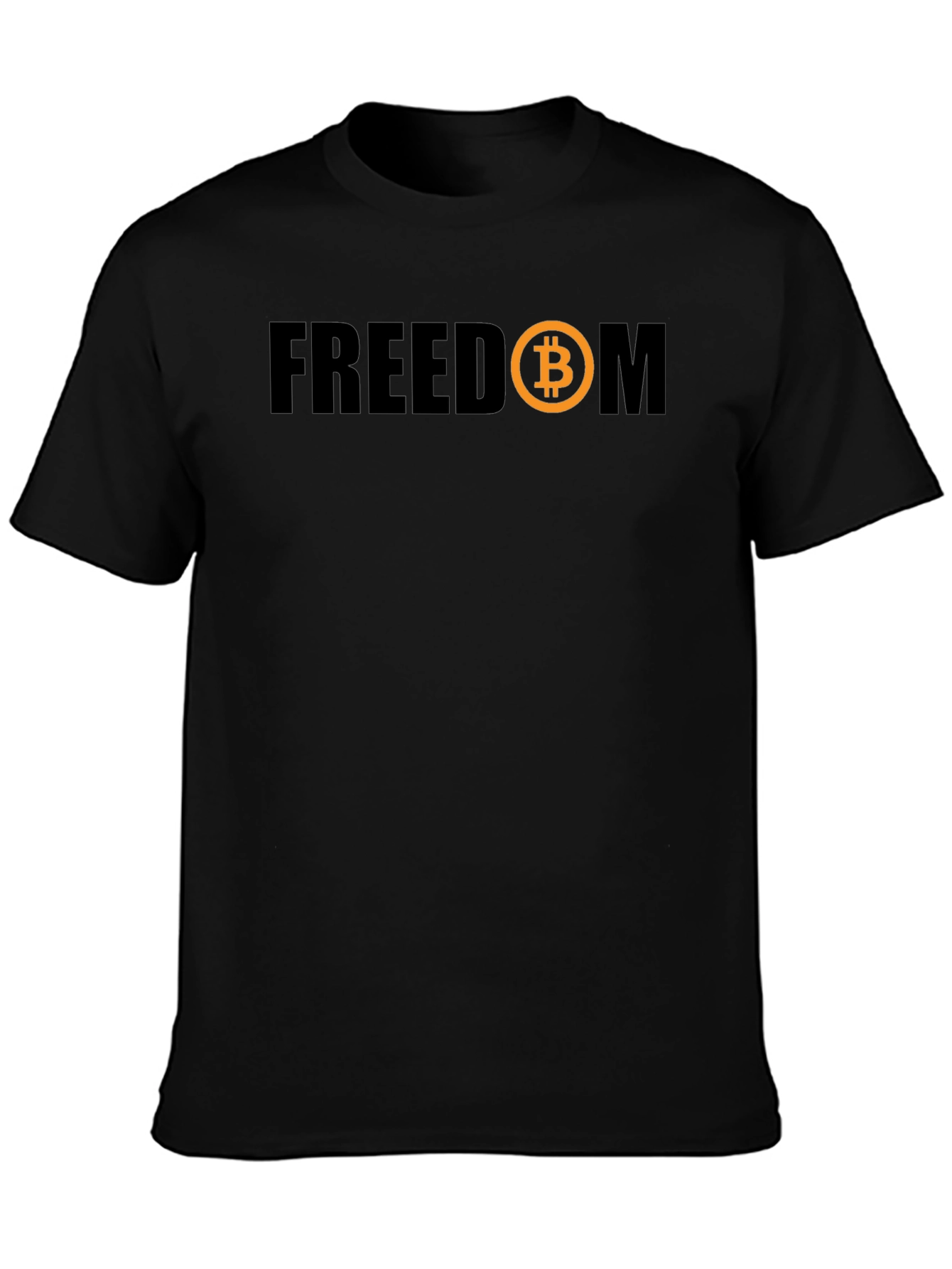 Bitcoin Freedom Graphic T-Shirt - Crypto Currency Tee