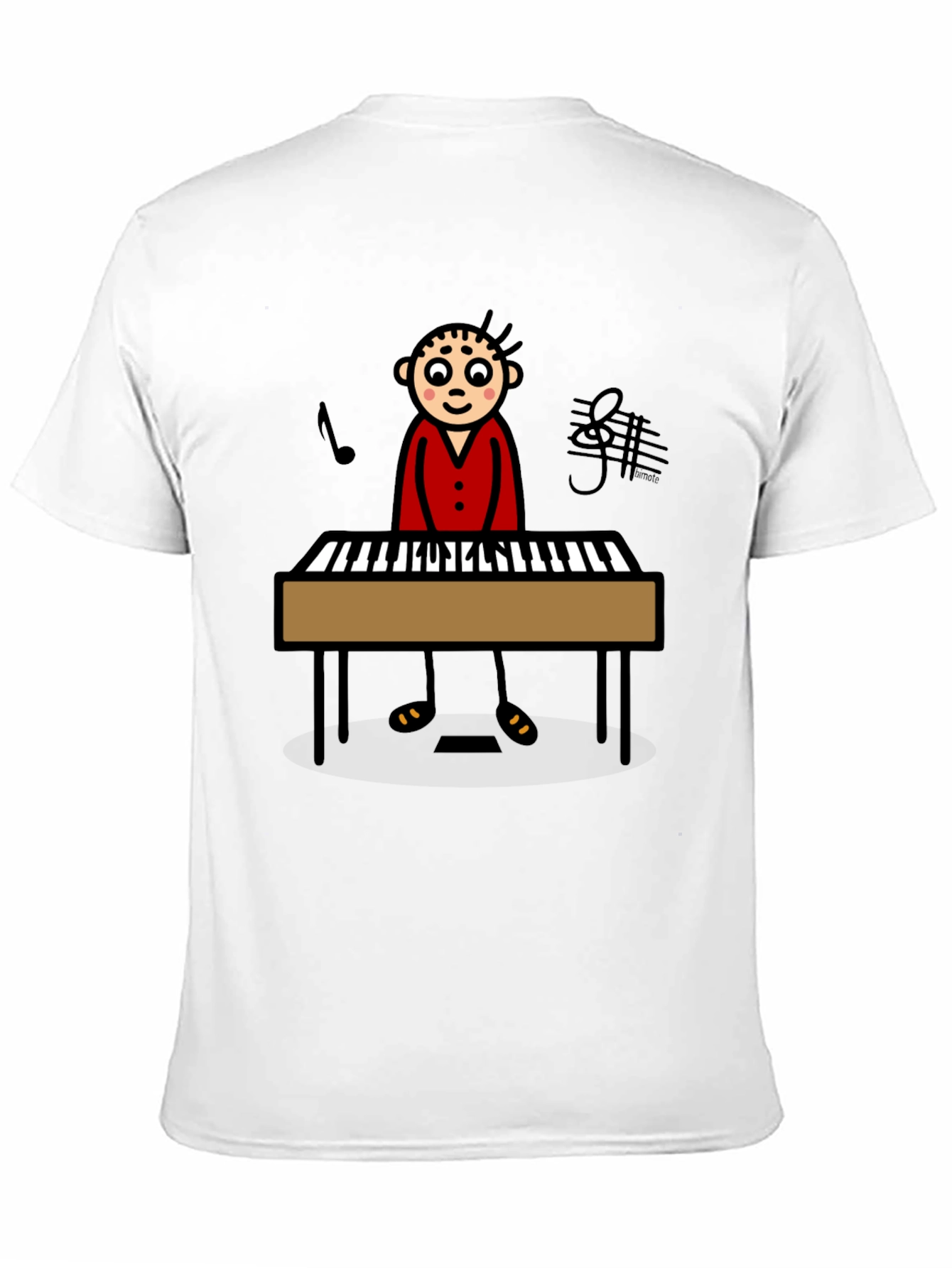 Piano Player Graphic T-Shirt - Unisex