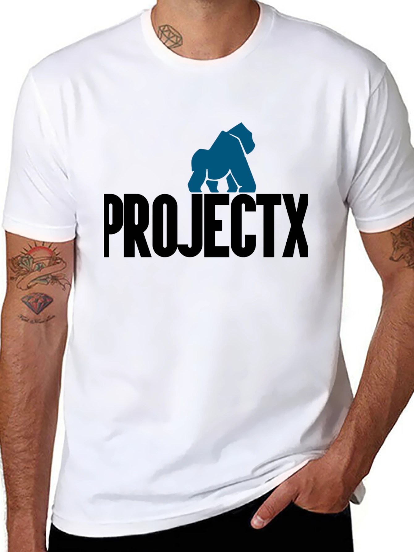ProjectX Gorilla Graphic Tee - Black