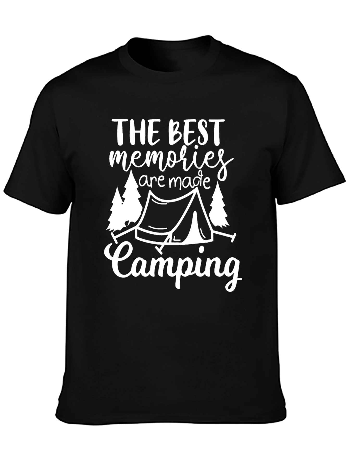 Camping Memories Graphic Tee - Black Unisex T-Shirt