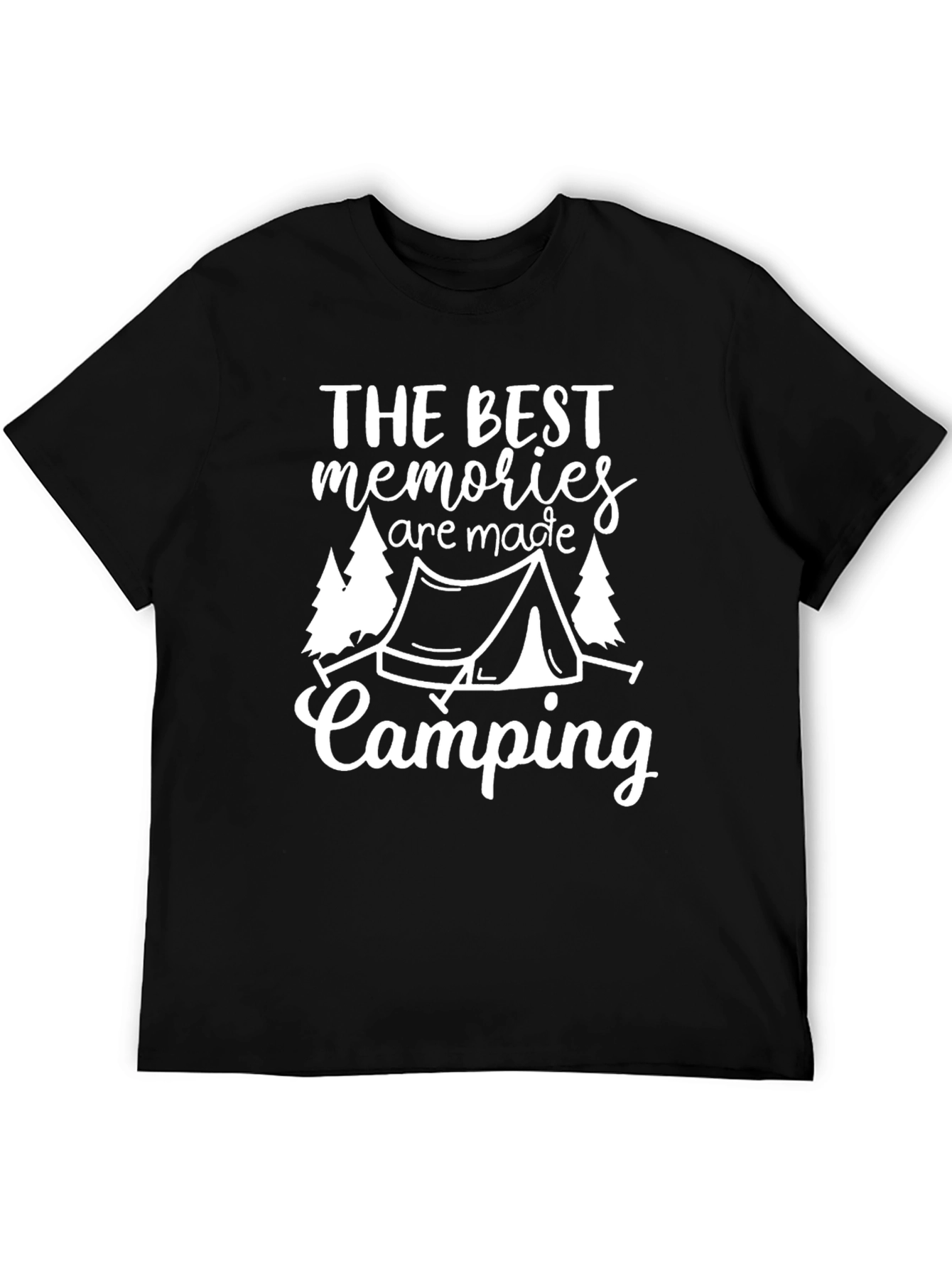 Camping Memories Graphic Tee - Black Unisex T-Shirt