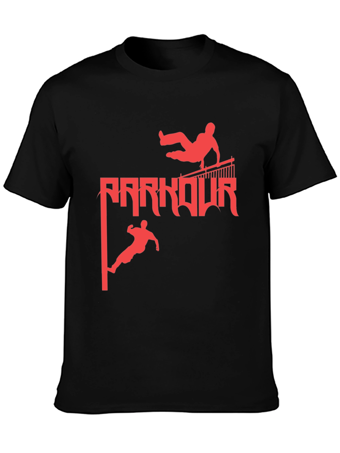 Parkour Graphic Tee - Urban Style