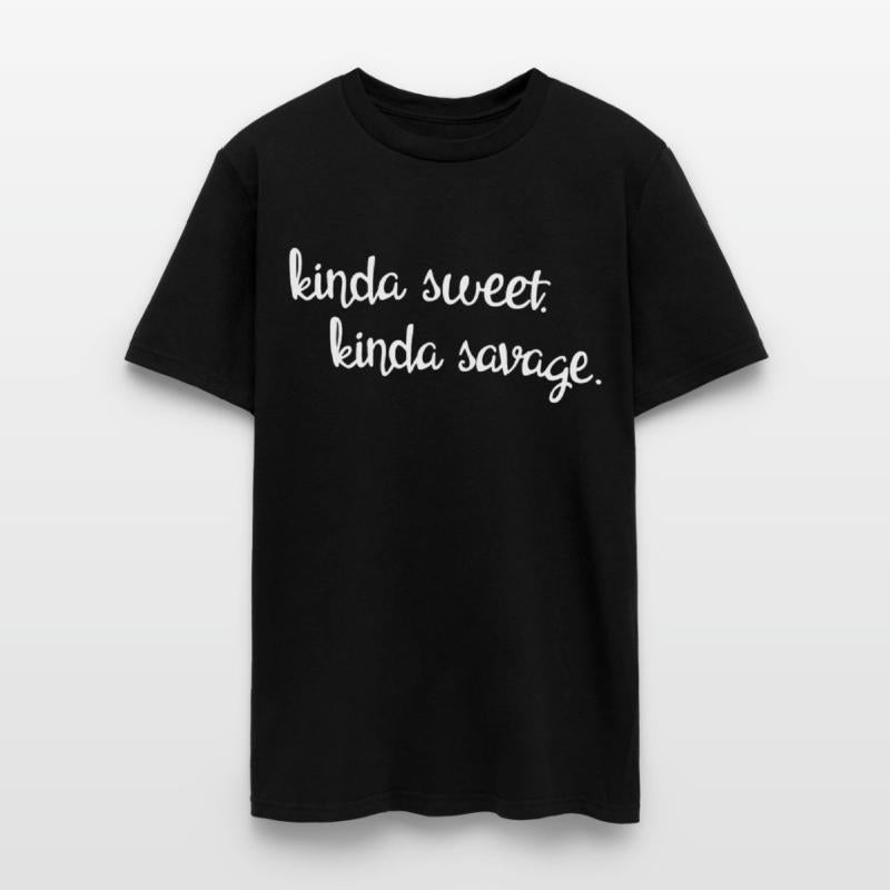 Kinda Sweet Kinda Savage V Neck Kind Savage Hipste