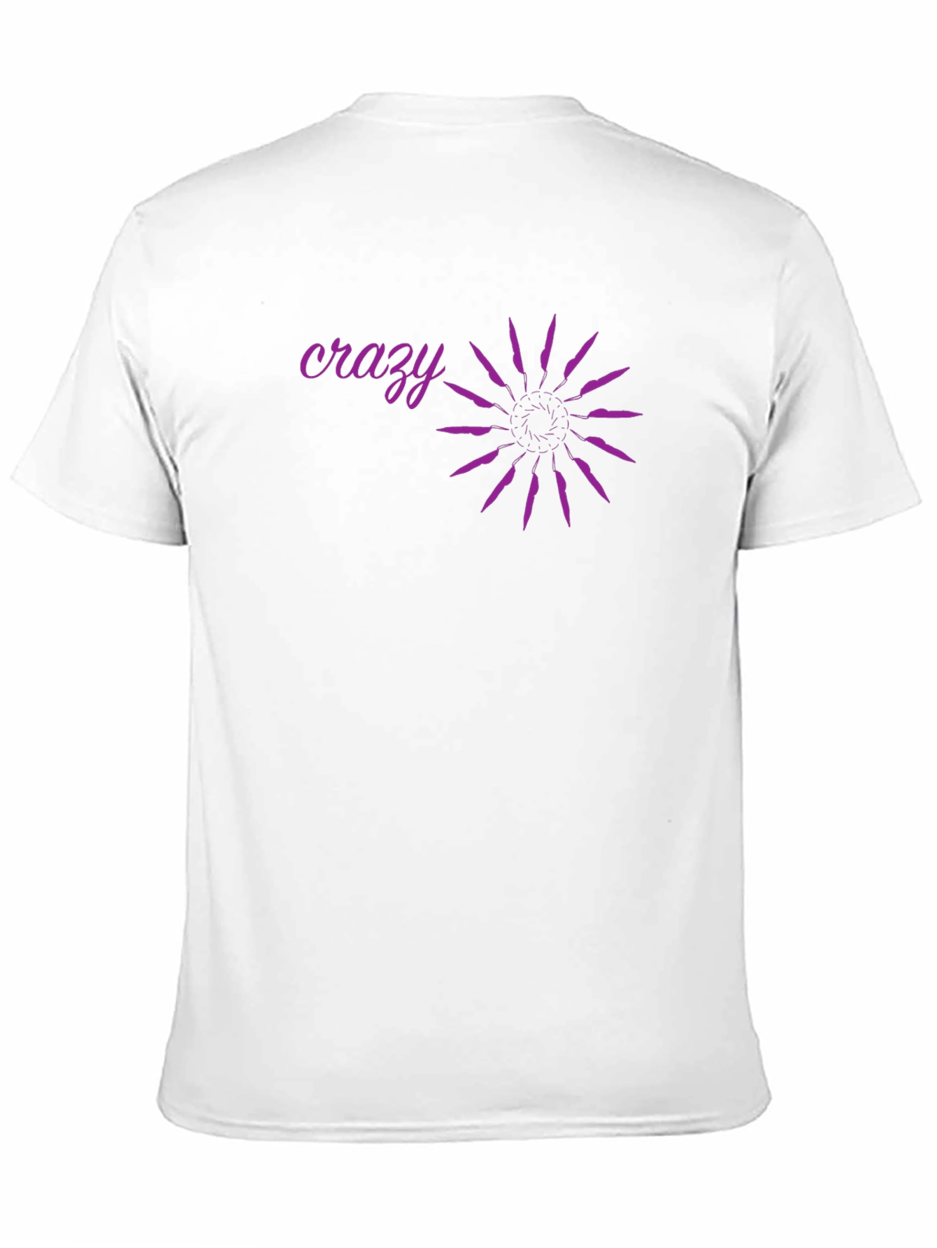 Crazy Graphic Black T-Shirt