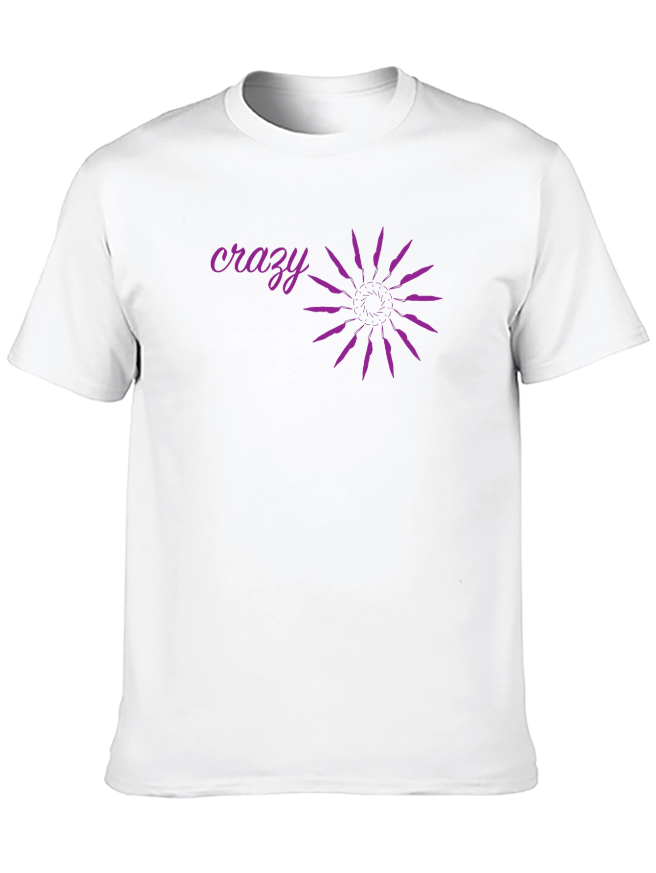 Crazy Graphic Black T-Shirt