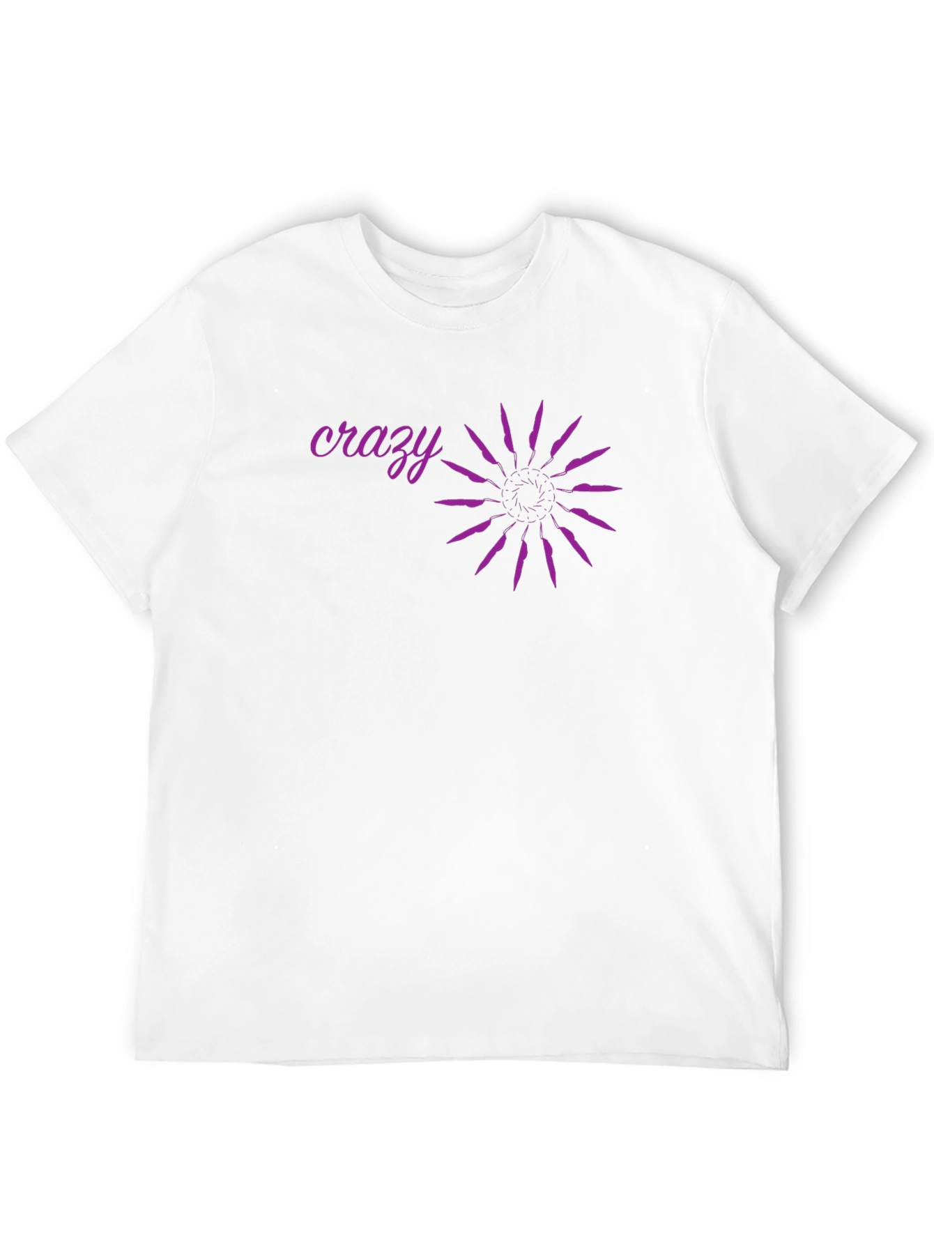 Crazy Graphic Black T-Shirt