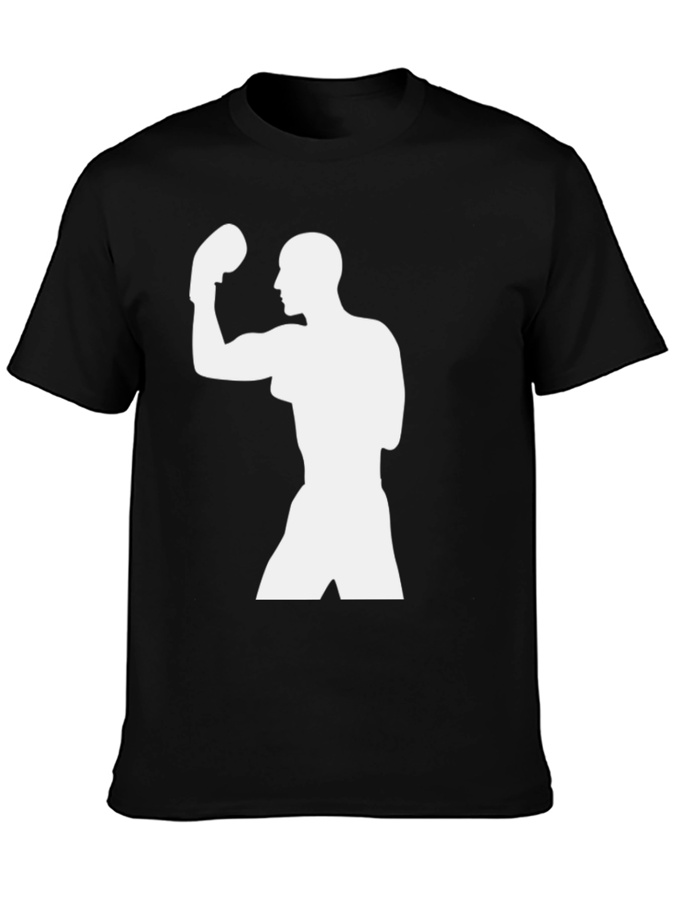Boxer Silhouette Black T-Shirt