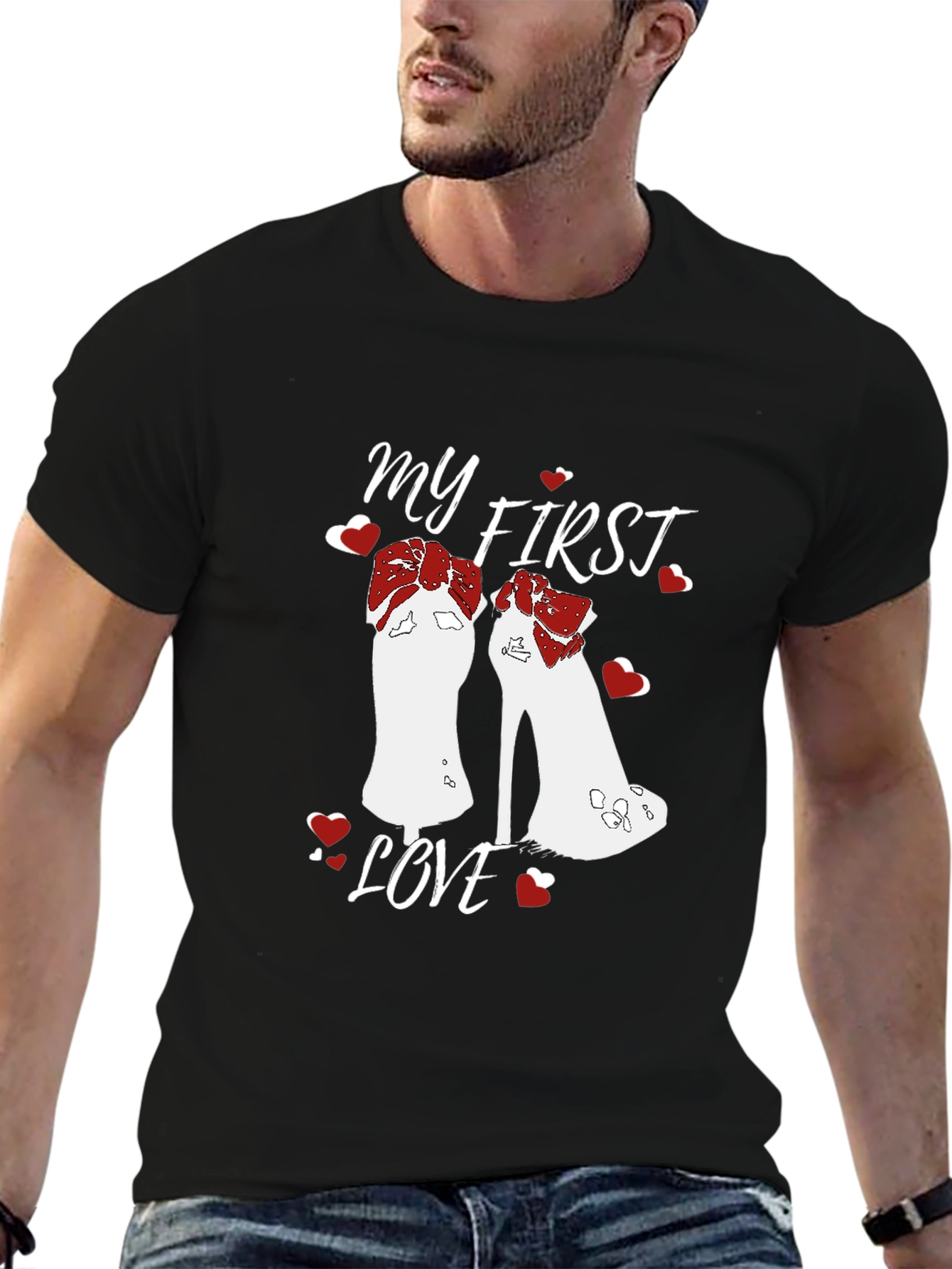 My First Love Heels Graphic Tee