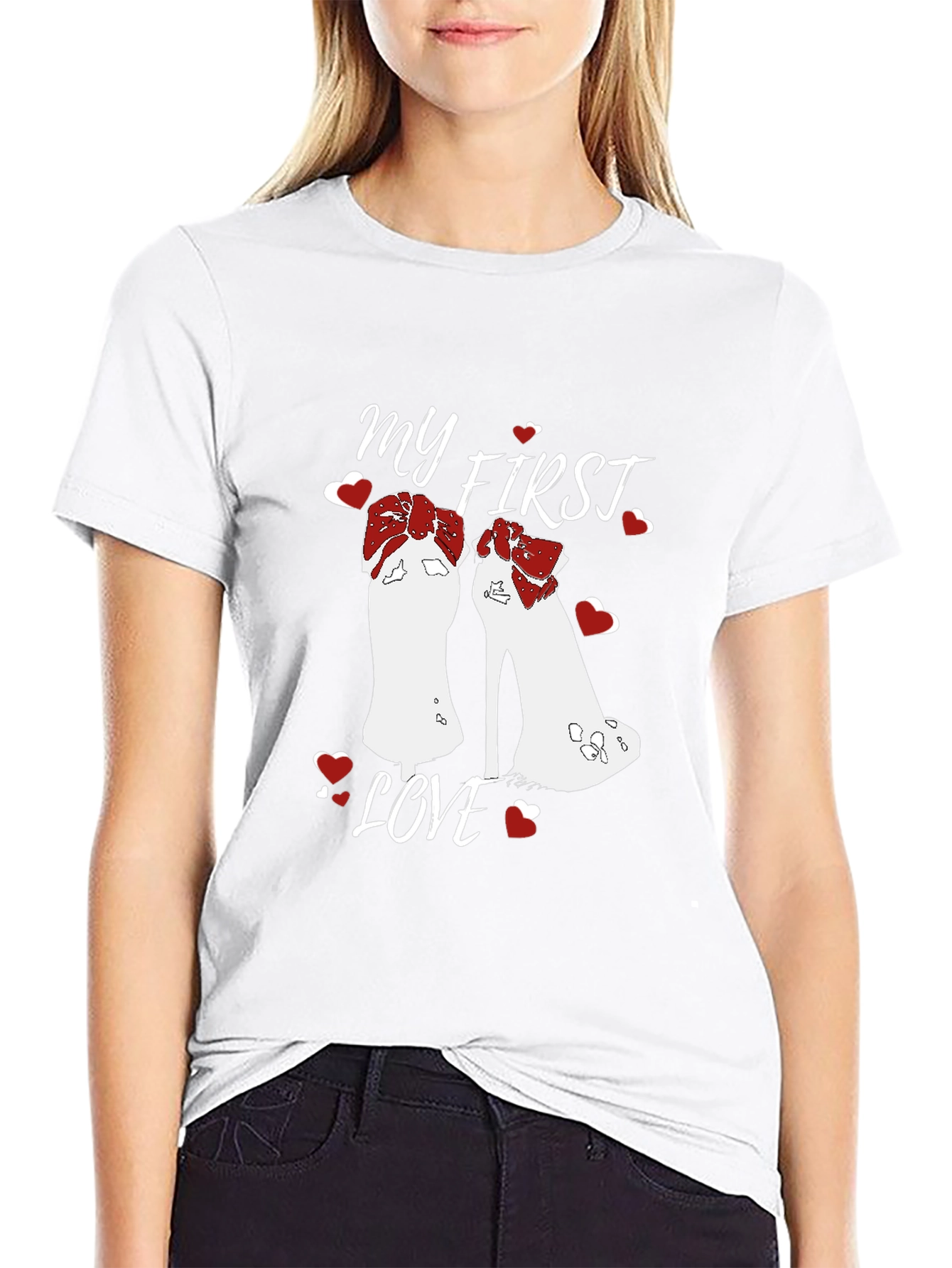 My First Love Heels Graphic Tee