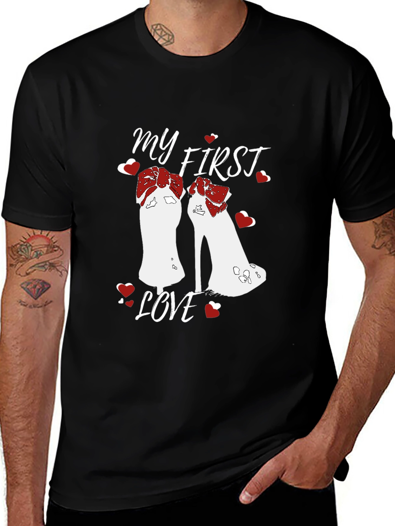 My First Love Heels Graphic Tee