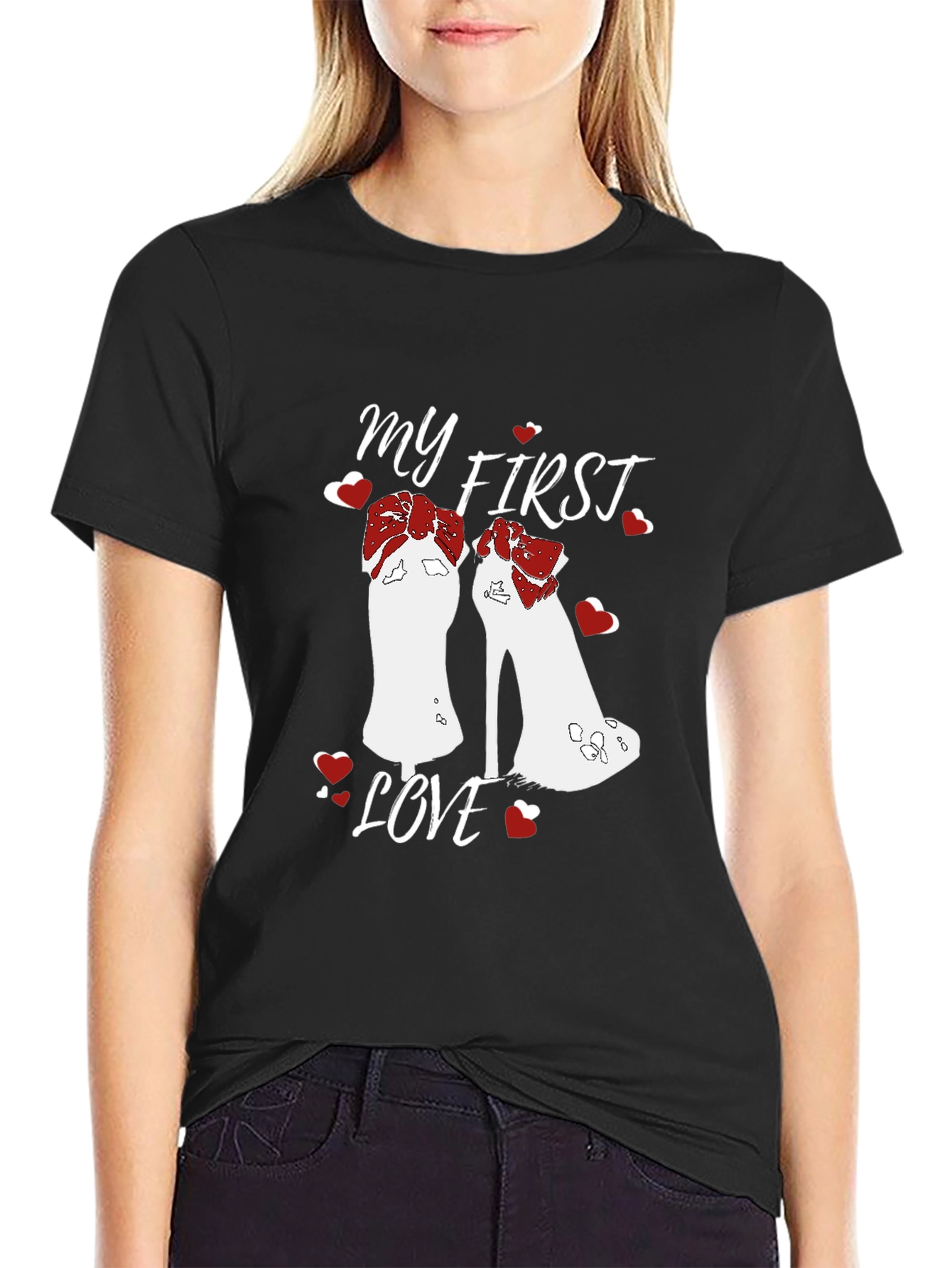 My First Love Heels Graphic Tee