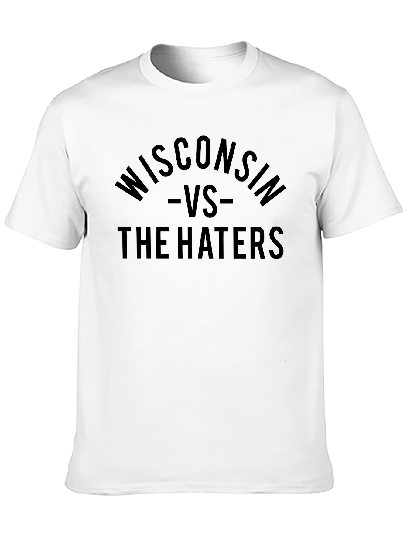 Wisconsin VS The Haters Black T-Shirt