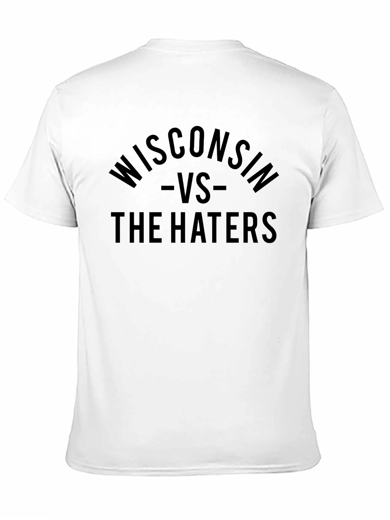 Wisconsin VS The Haters Black T-Shirt