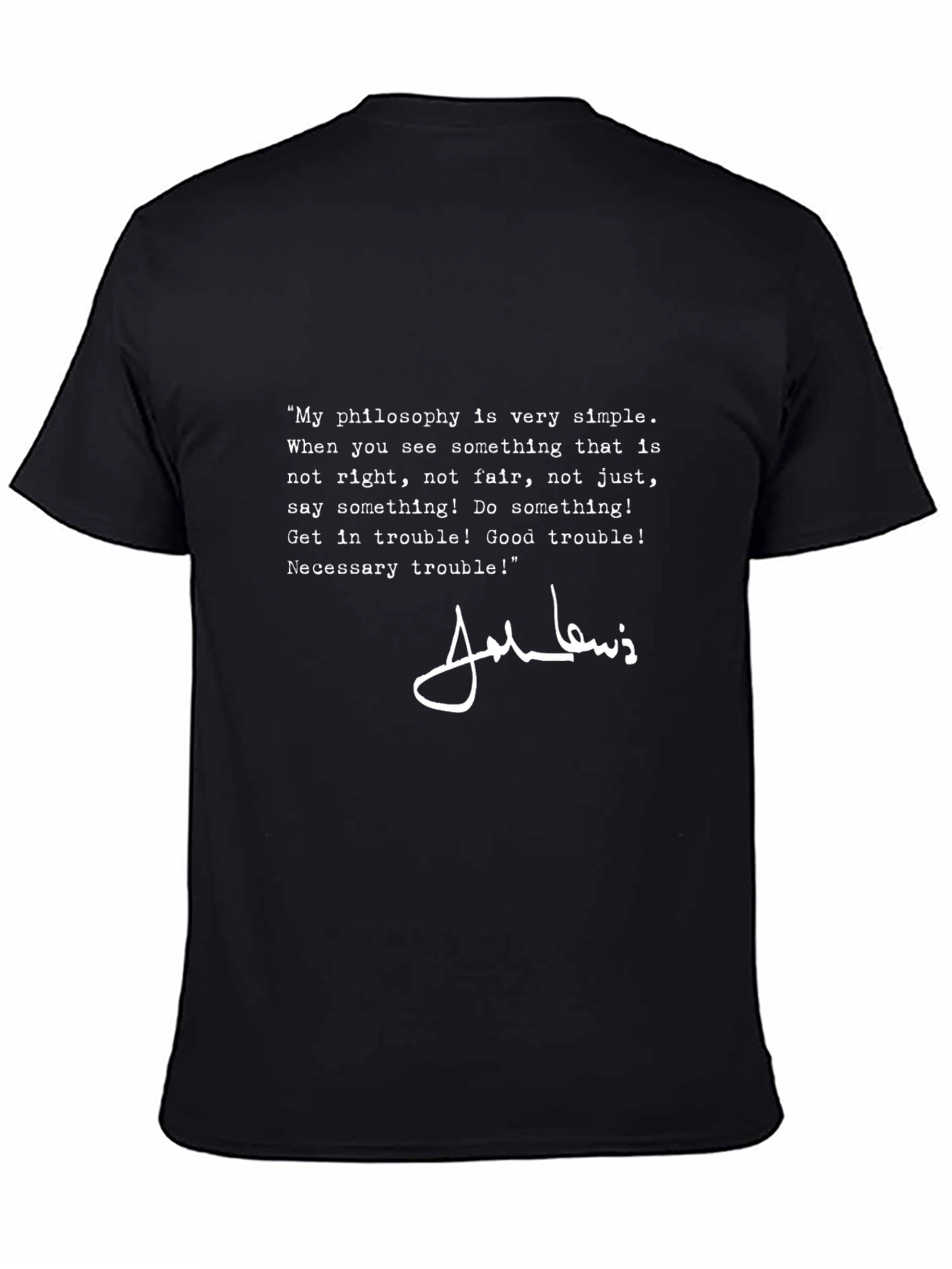 John Lewis Philosophy T-Shirt - Good Trouble Tee