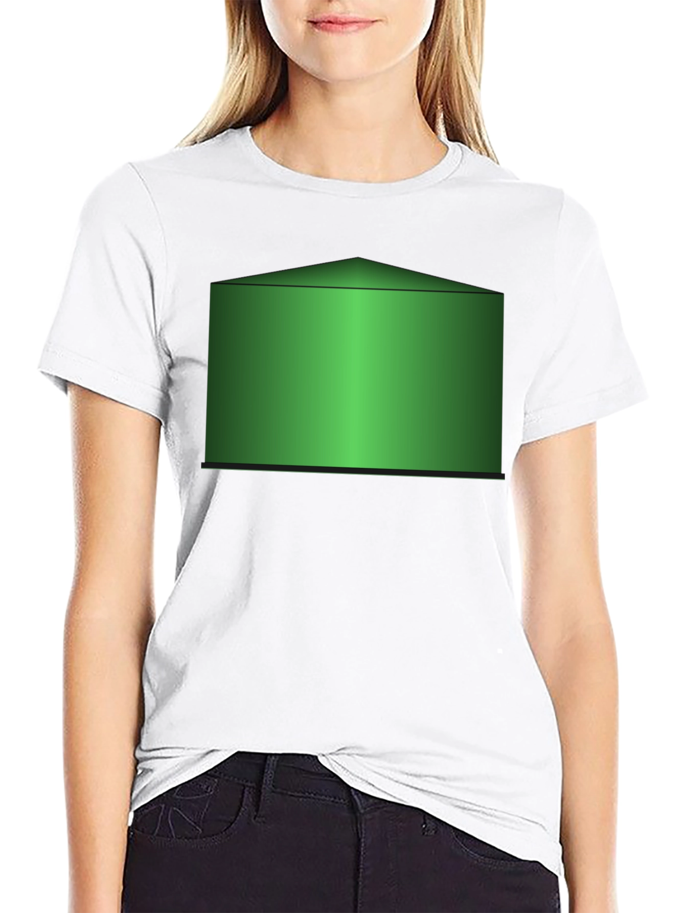 Green Reservoir Graphic Black T-Shirt