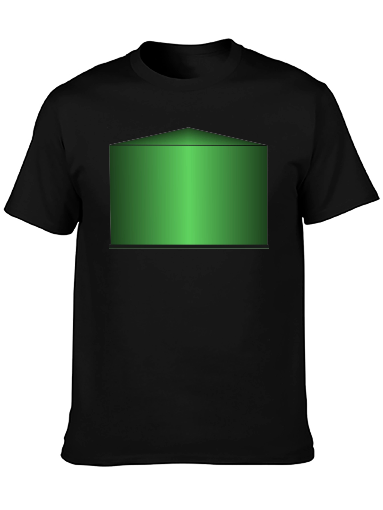 Green Reservoir Graphic Black T-Shirt
