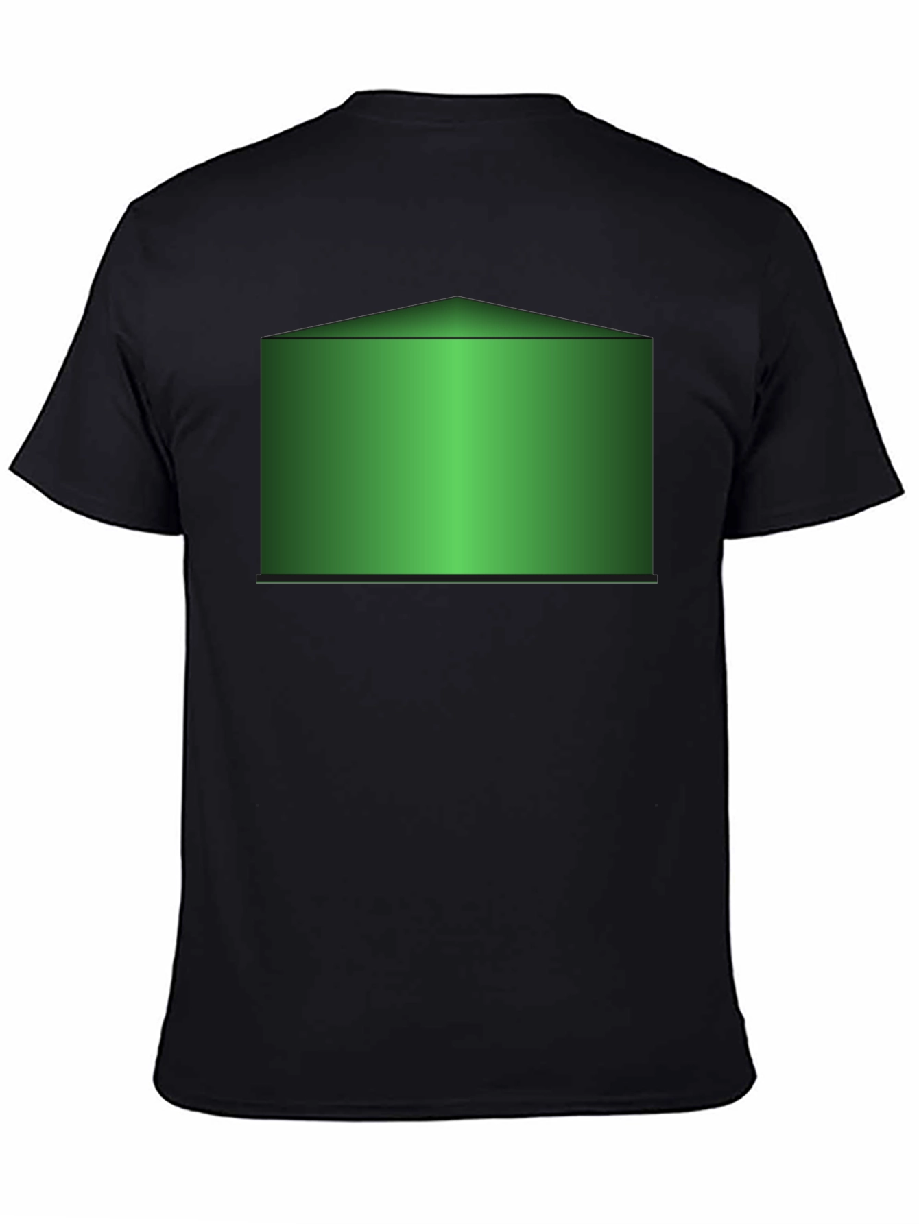 Green Reservoir Graphic Black T-Shirt