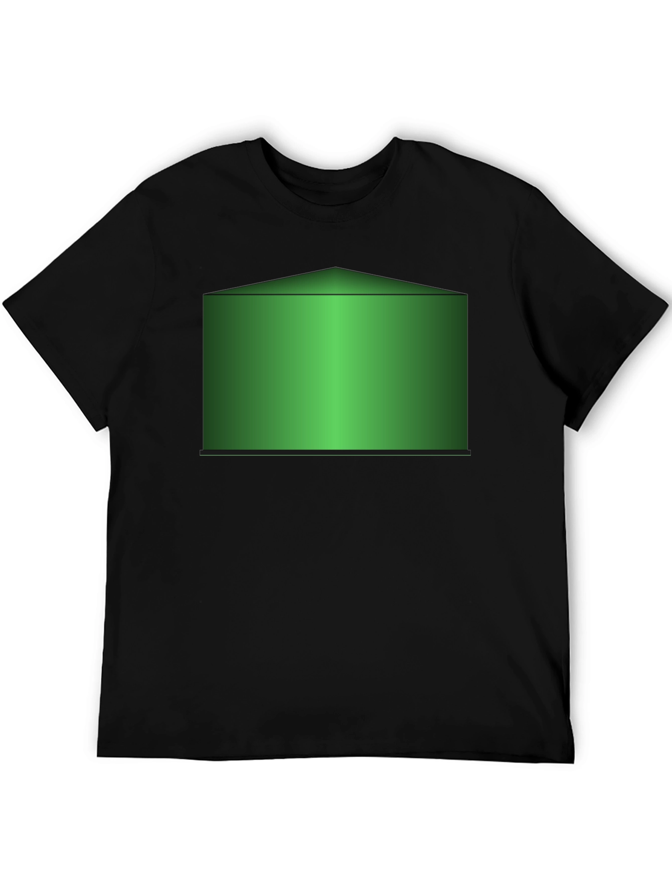 Green Reservoir Graphic Black T-Shirt