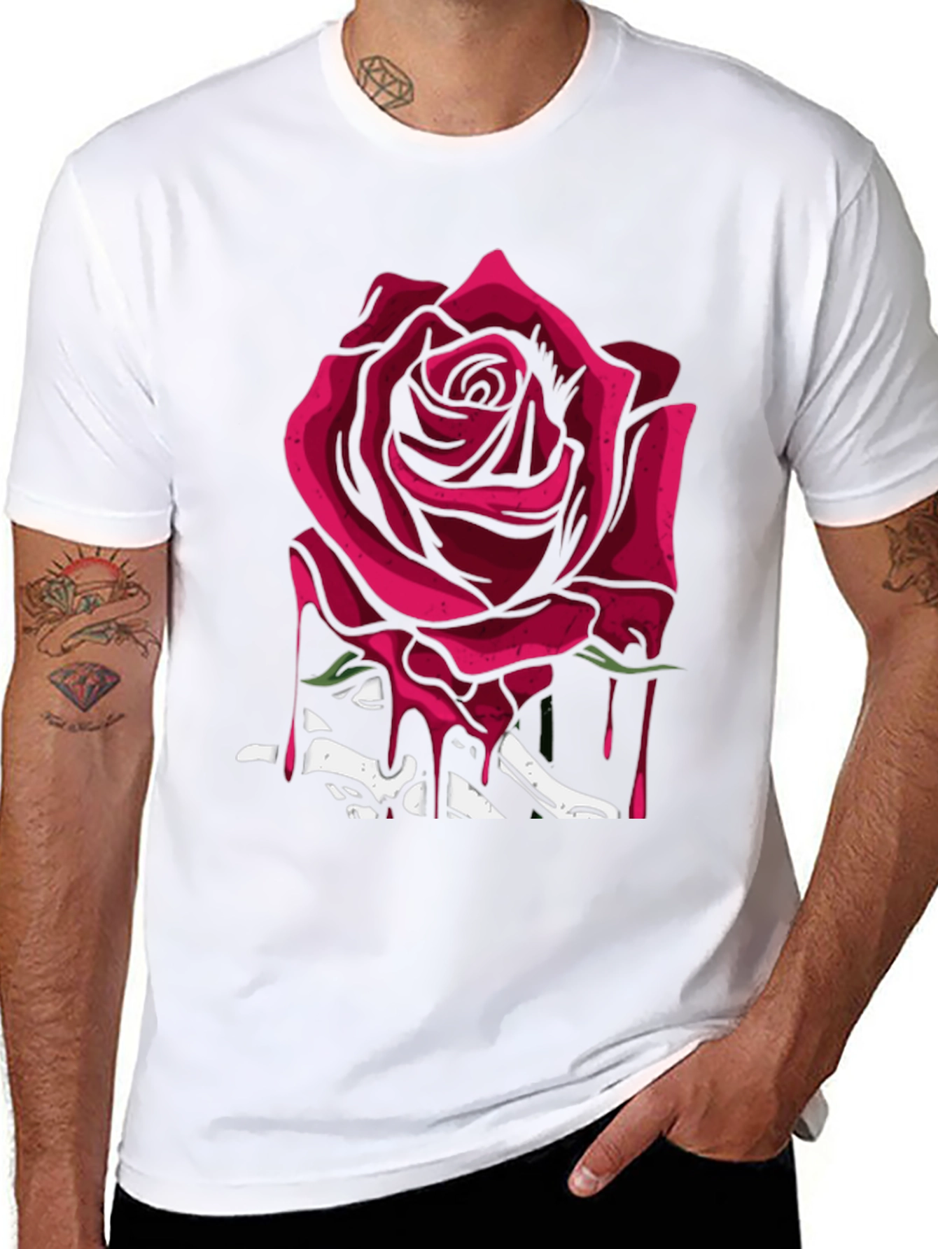 Rose & Bones Graphic Tee