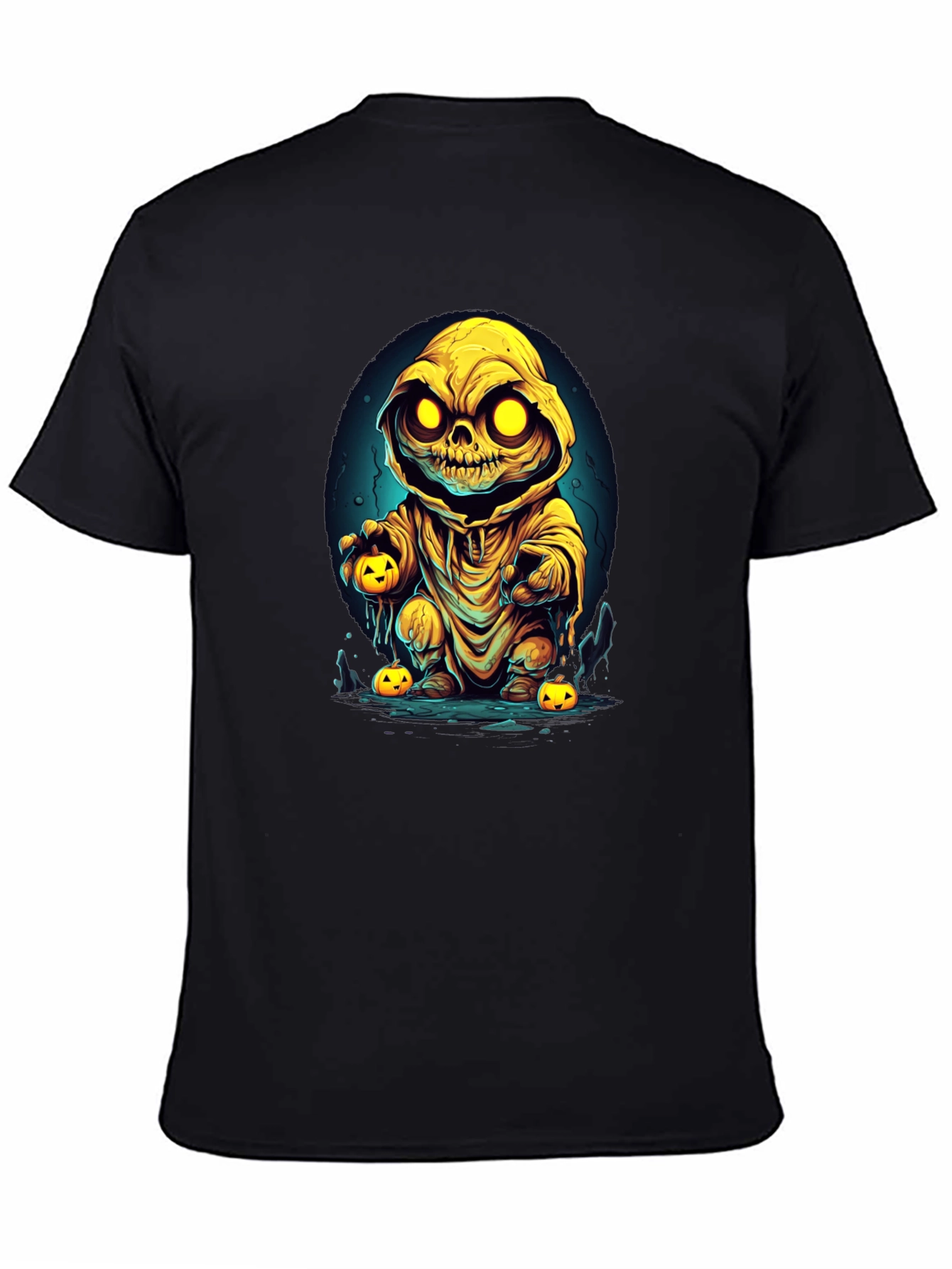 Spooky Pumpkin Character Graphic Tee