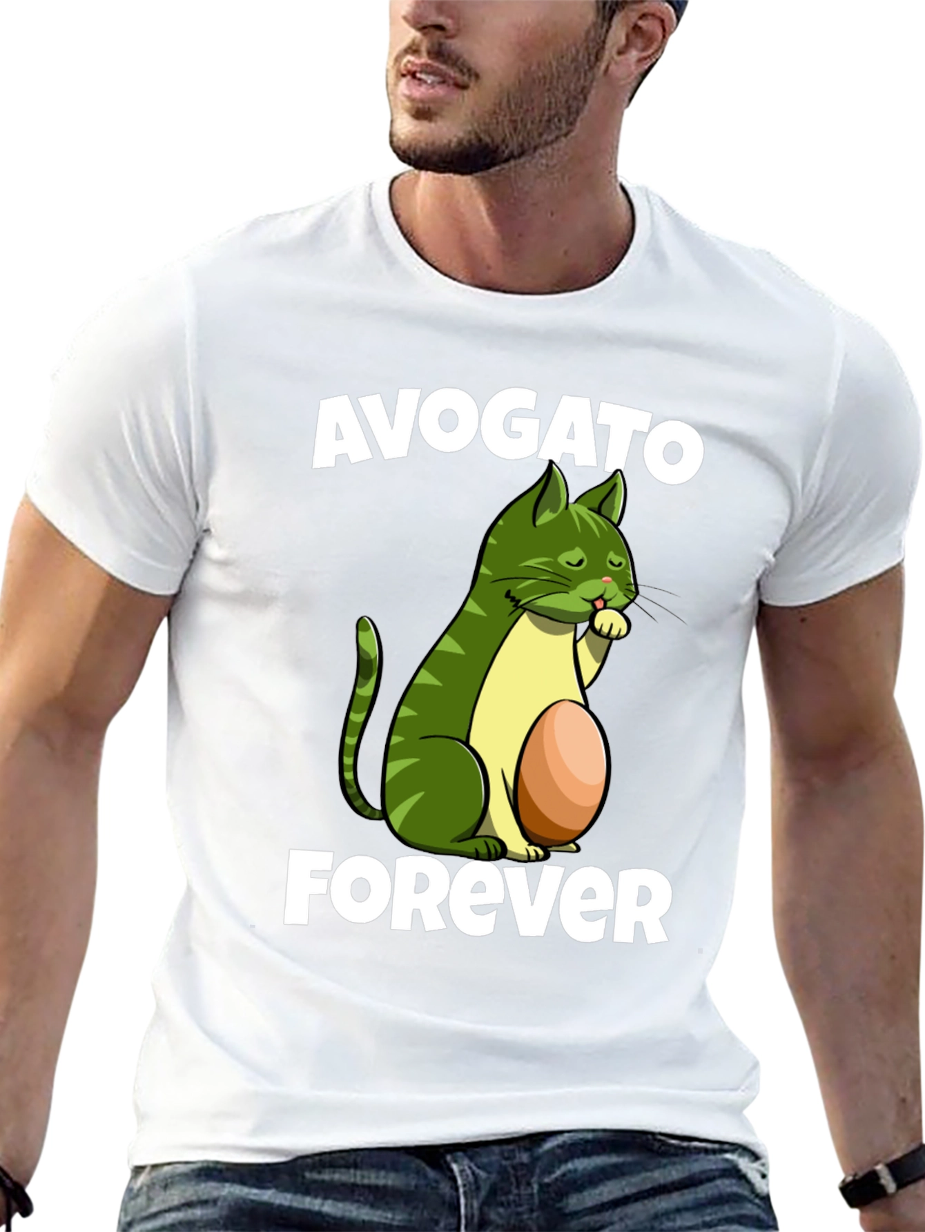 Avogato Forever Funny Graphic Tee