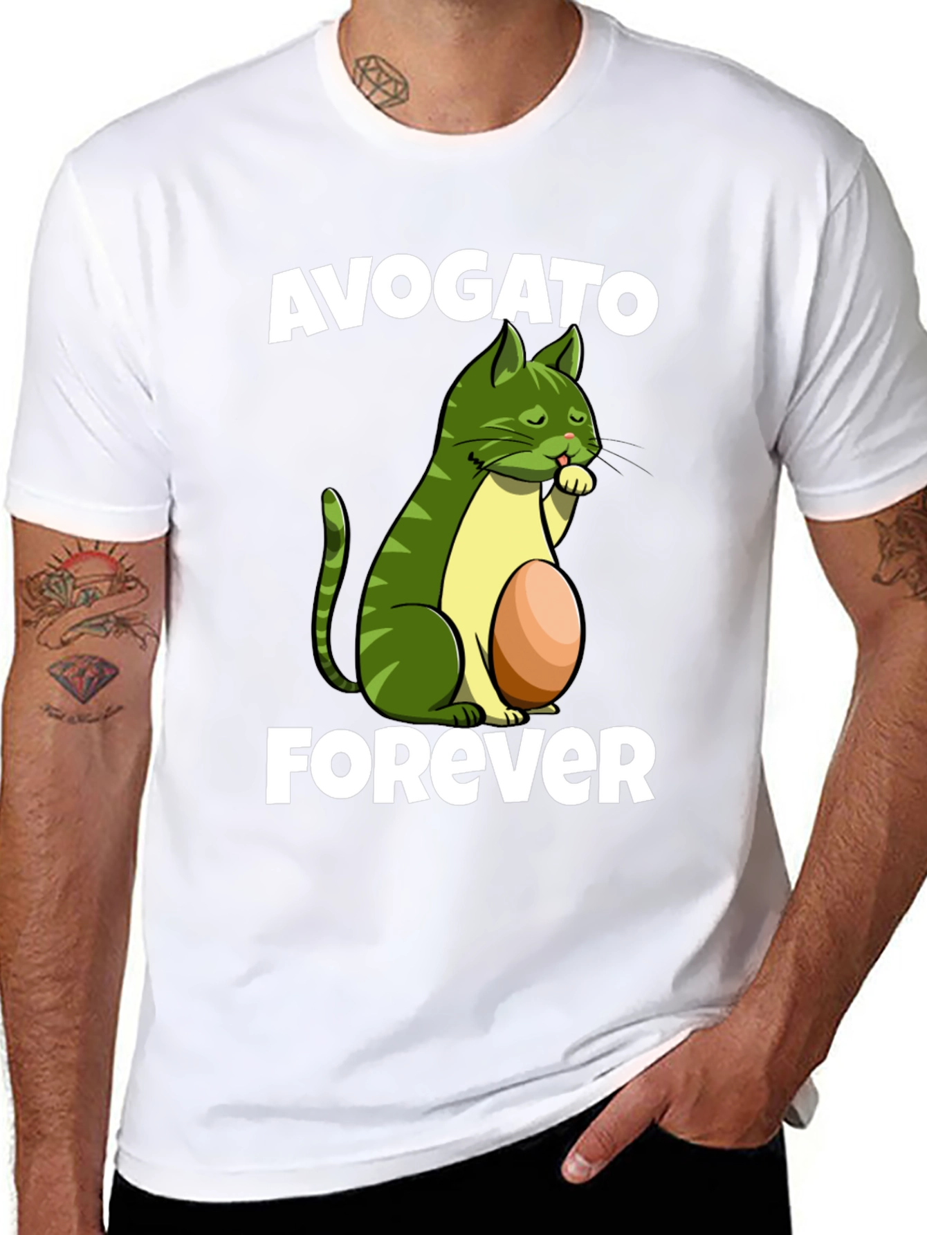 Avogato Forever Funny Graphic Tee