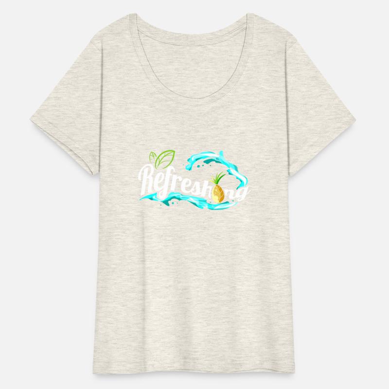 Leaves And Pineapple And Refreshing Waves Go Vegan