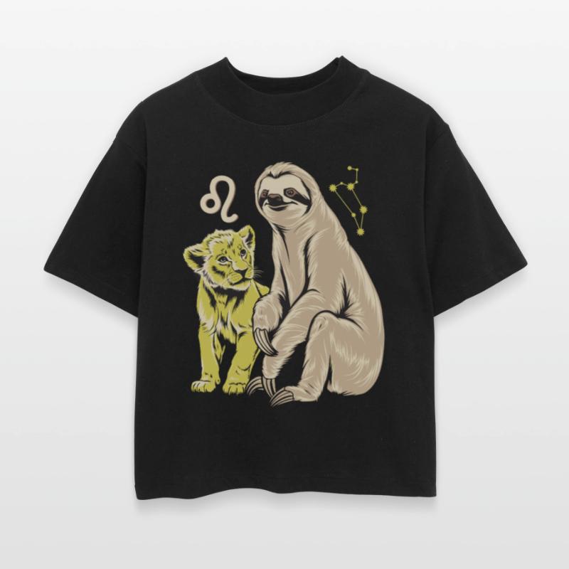 Leo Zodiac Sloth and Lion Cub Magic
