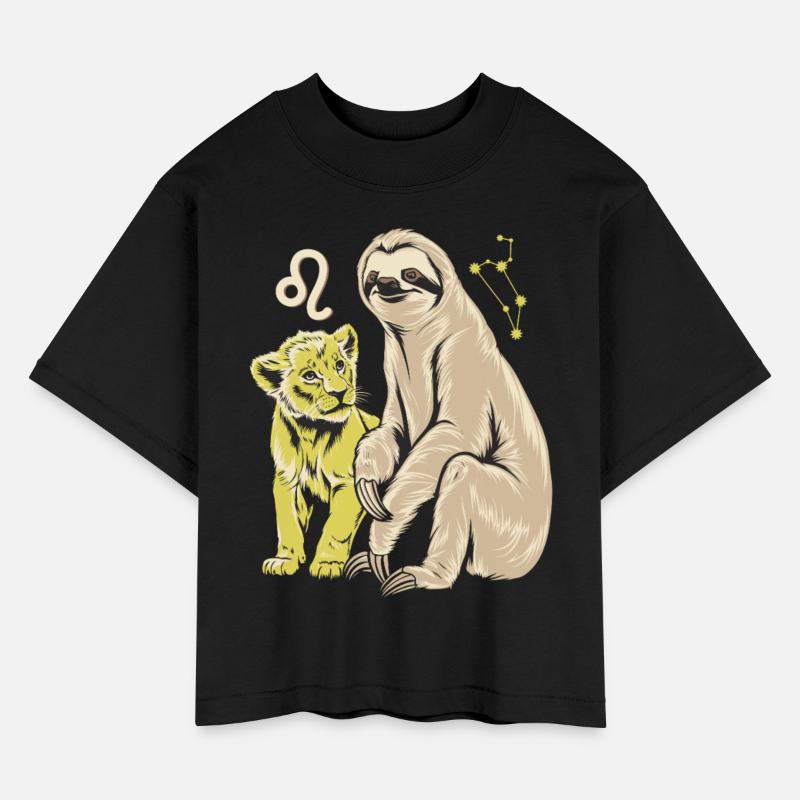 Leo Zodiac Sloth and Lion Cub Magic