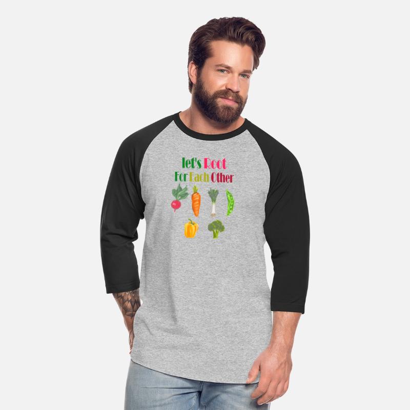 let's root for each other fruits and veggie shirts