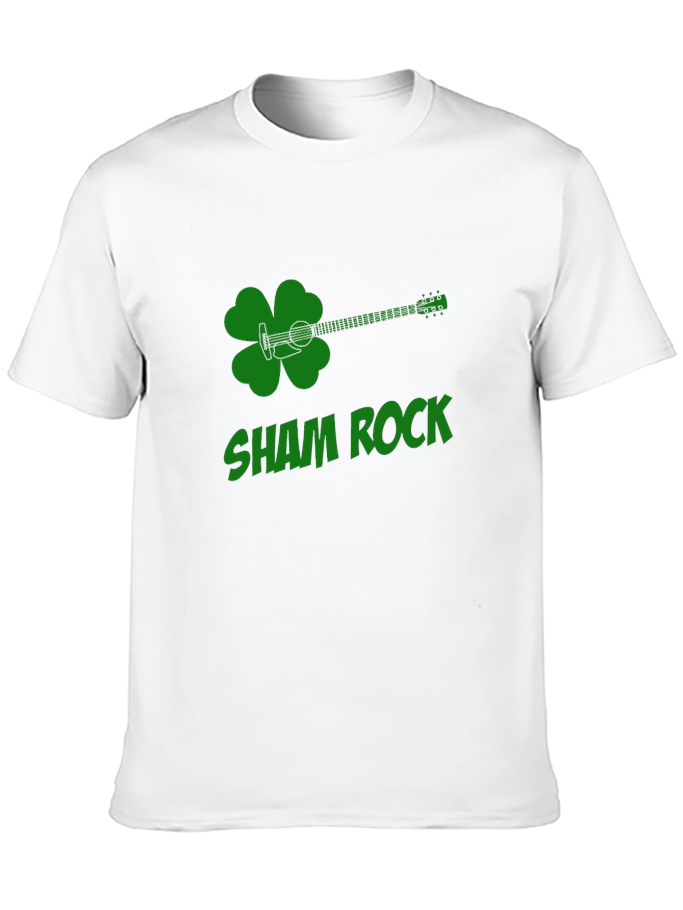 Sham Rock Guitar Clover T-Shirt