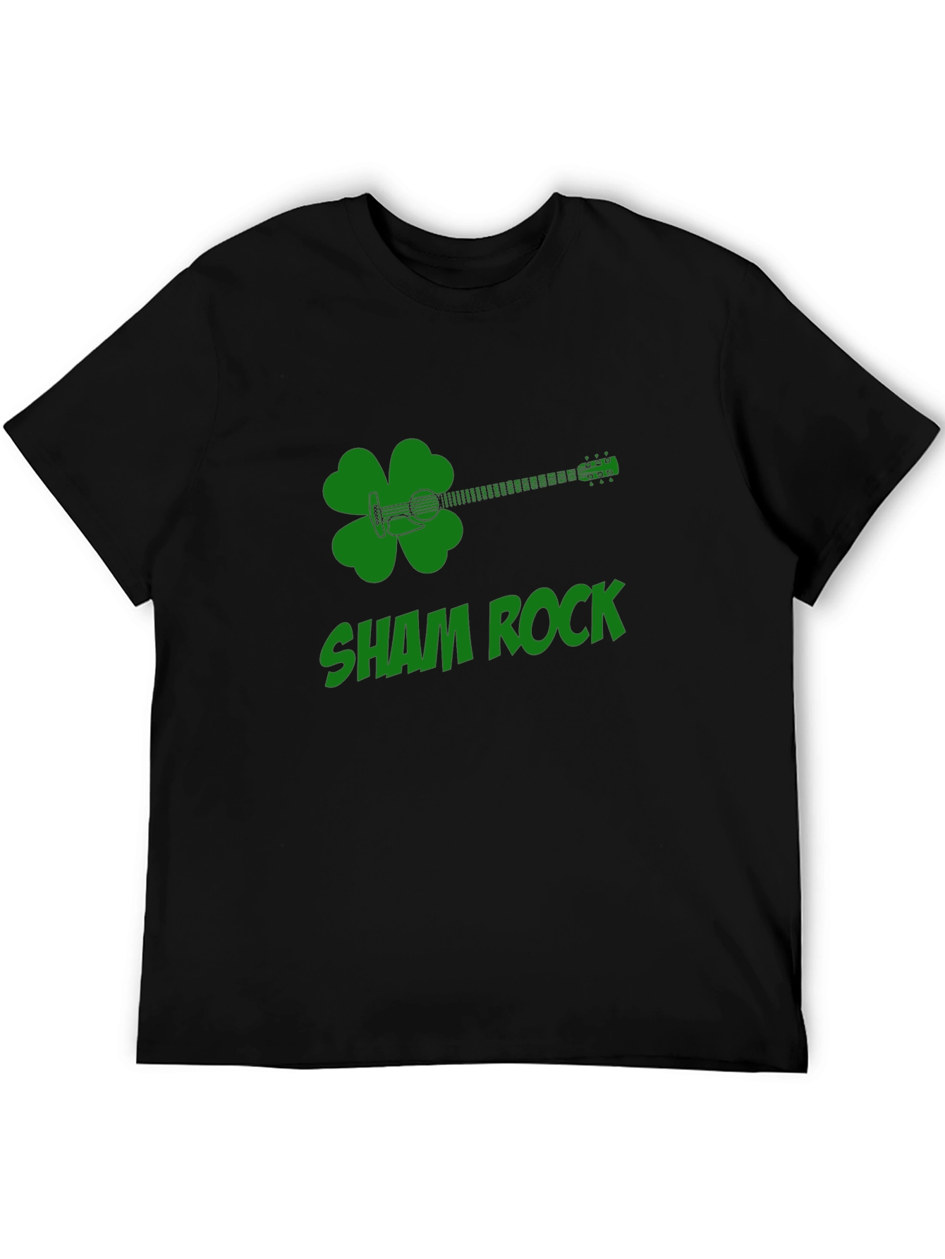 Sham Rock Guitar Clover T-Shirt