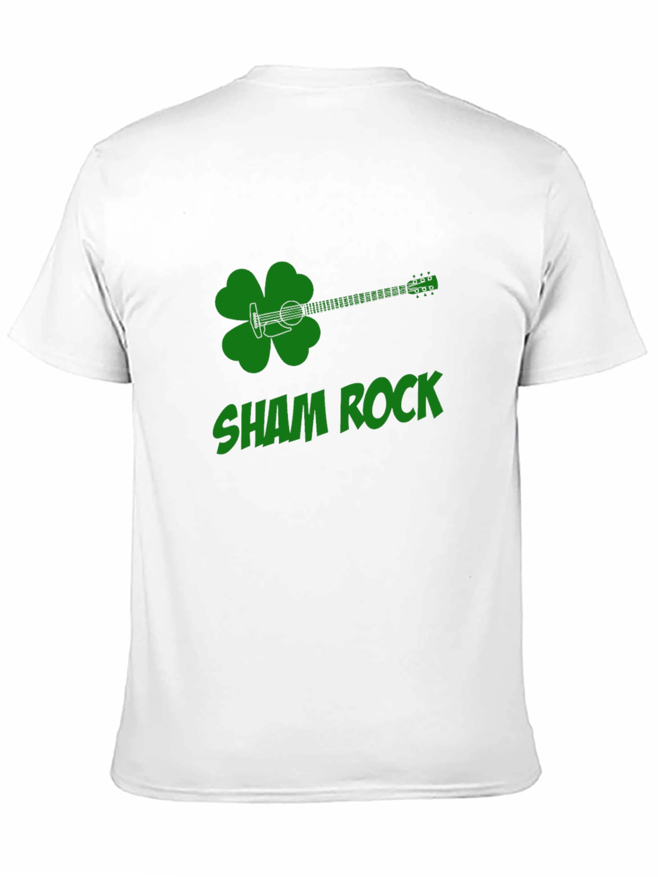 Sham Rock Guitar Clover T-Shirt