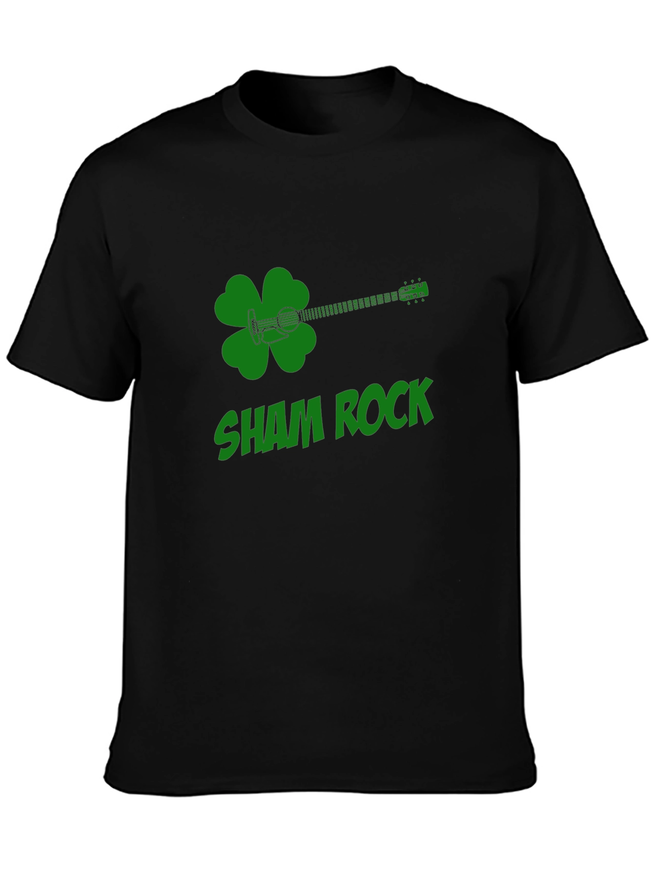 Sham Rock Guitar Clover T-Shirt