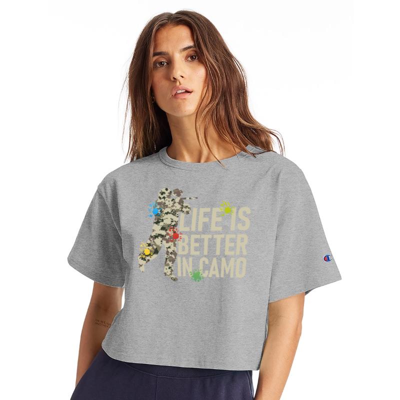 Life is Better in Camo Tactical Player Paintball