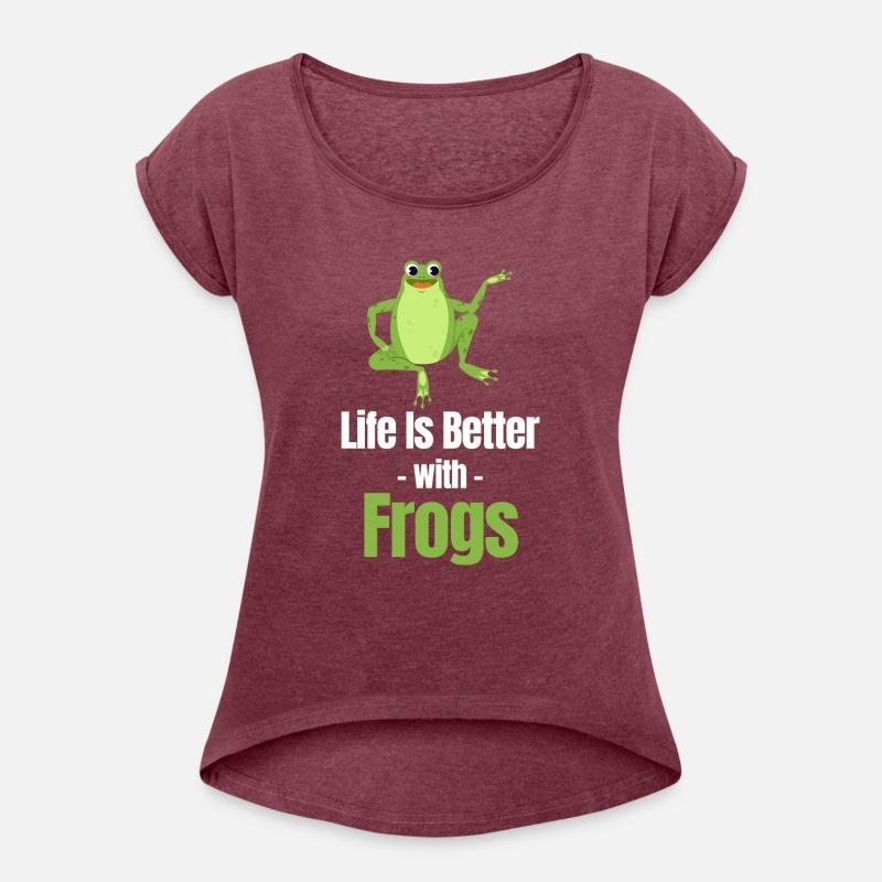 Life Is Better With Frogs Frog Lover Axolotl
